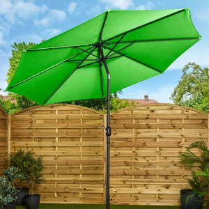 3M CRANK & TILT Sun Parasol - Green