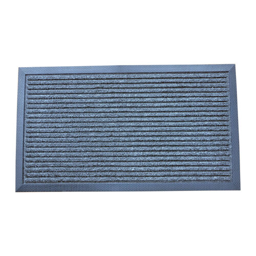 Esteem Stripe Doormat 60x90cm - Charcoal