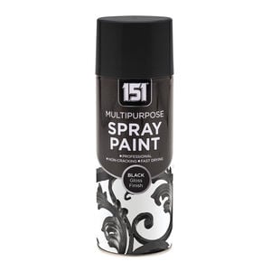 Gloss Black Spray Paint 400ml
