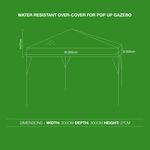 Water Resistant Pop Up Gazebo Over Cover