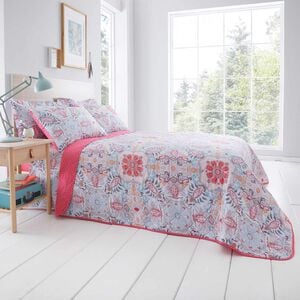 Nicole Day Alannah Bedspread 200cm x 220cm - Pink