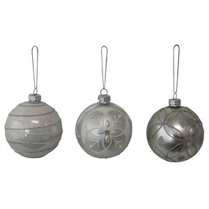 Decorative Glass Bauble Assortment D
