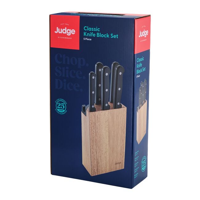 Judge Knife Block Set 5 Piece