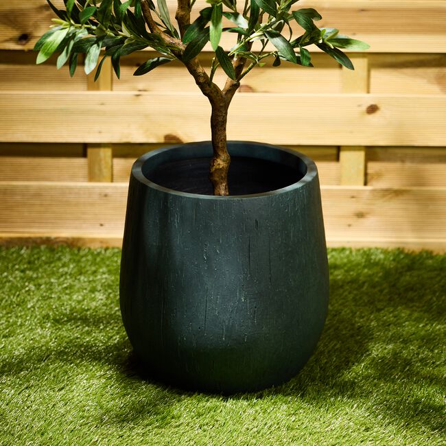 HAWAII Medium Fibre Clay Plant Pot