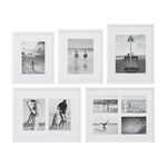 8x10" REINE WHITE Wood Bevelled Frame