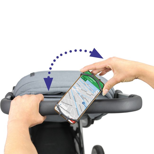 Dooky Universal Phone Holder Black