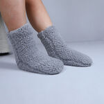 Teddy Socks Pair - Steel