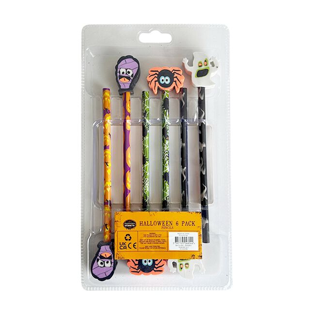Halloween Pencils - 6 Pack