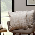 GRAPHIC GEO IVORY 2PK Cushion Covers 45x45