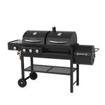 Mastercook Dual Function Gas & Charcoal Smoker BBQ