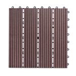 4 PACK DARK BROWN Deck Tile