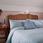 HELENA SPRINGFIELD SINGLE DUVET COVER Gingham Blue