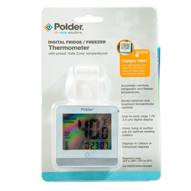 Polder Fridge & Freezer Digital Thermometer