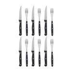 Judge Sabatier Steak Knife & Fork Set - 12 Piece