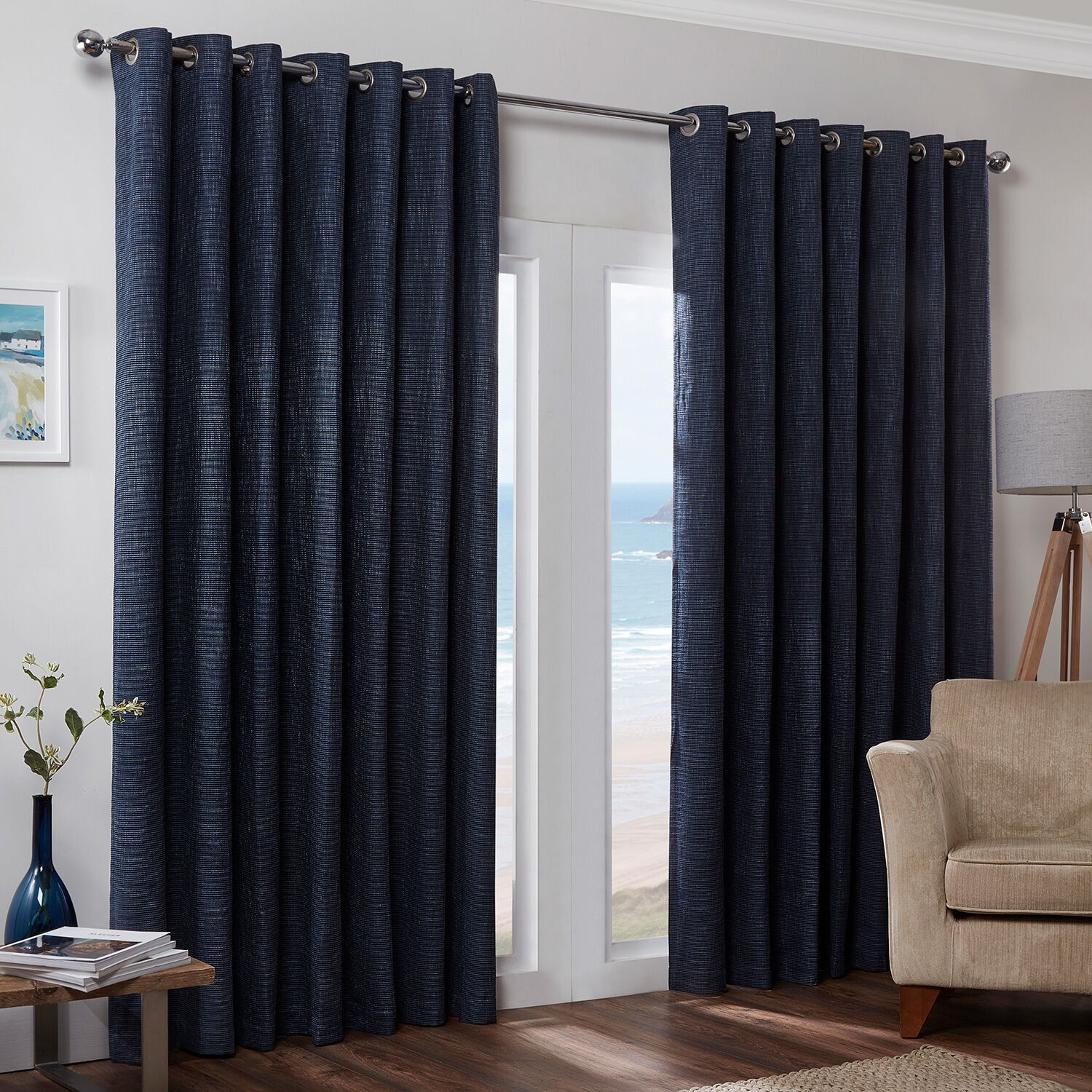 Blackout & Thermal Basketweave Curtains Home Store + More