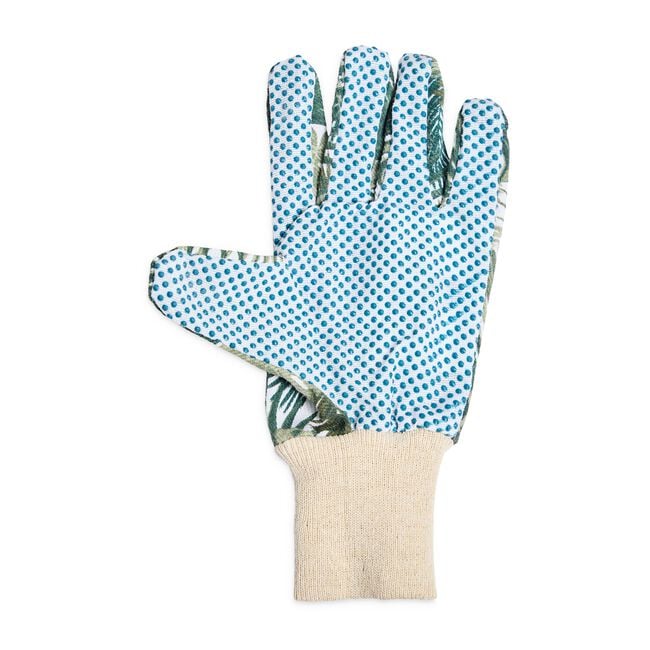 Patterned Cotton Gardening Gloves