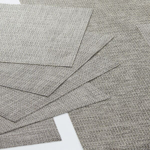 Interlaced Glimmer Placemat - Black 