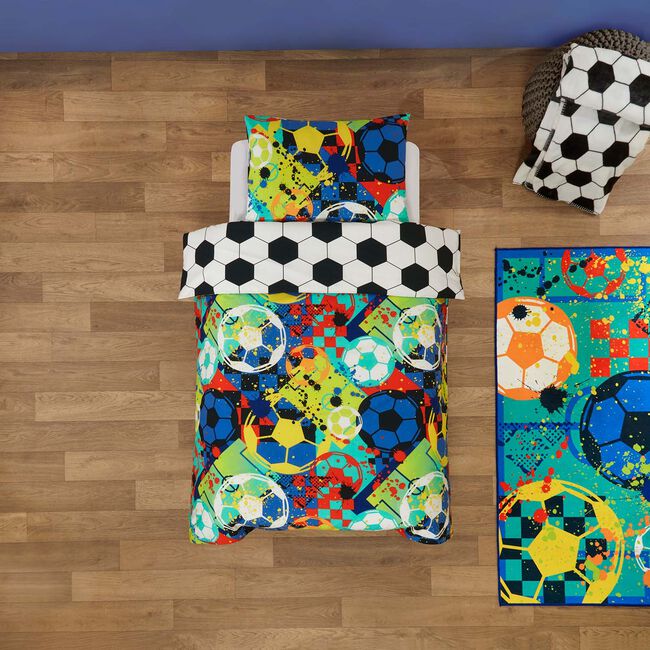 JUNIOR BED DUVET COVER Football Hero