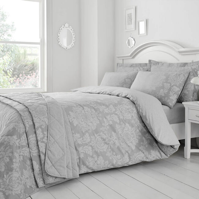 SINGLE DUVET COVER Elvira Grey