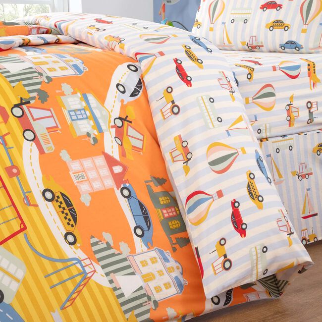 JUNIOR BED DUVET COVER Adventure Town