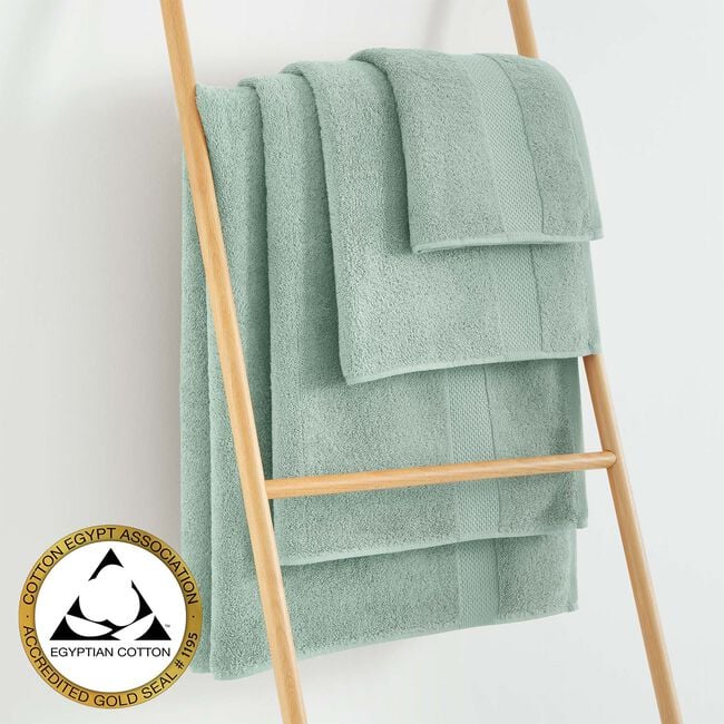 EGYPTIAN COTTON DUCK EGG XL Bath Sheet
