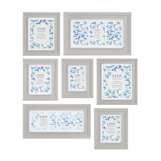 4x6 TRIPLE LYON GREY Frame