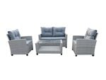 Tuscana Rattan Sofa Set 4 Piece