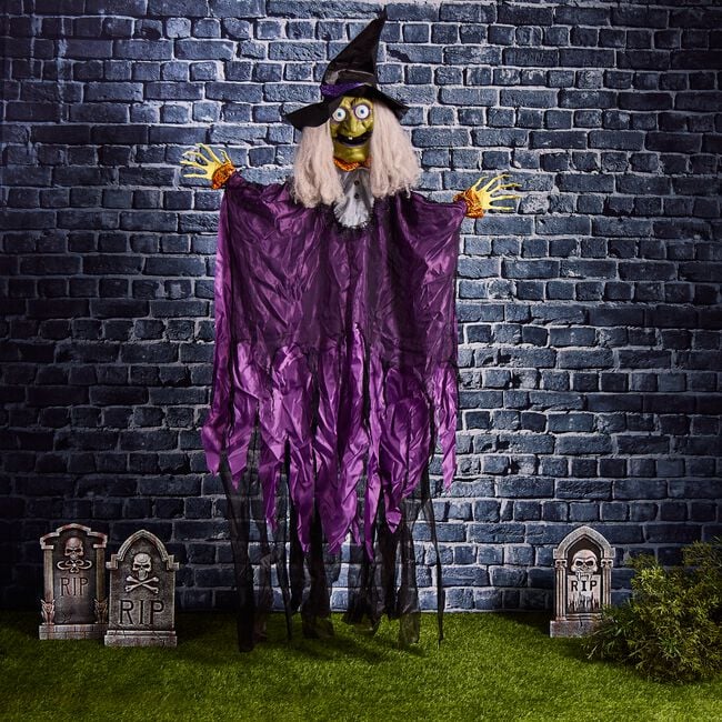 Hanging Talking Witch Figure 1.8m