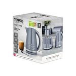 TOWER SOLITAIRE GREY 1.5L Kettle