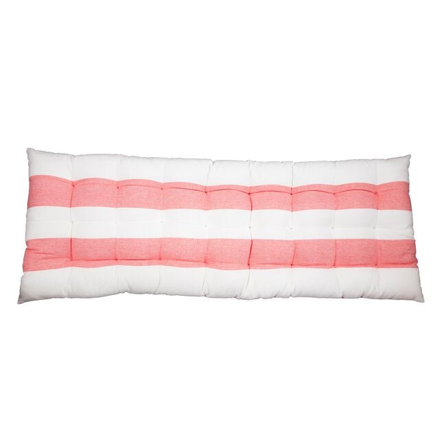 REVERSIBLE BENCH CUSHION Coral