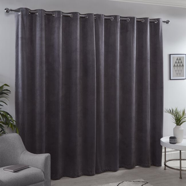 TRIANGLE STITCH GREY 66X54 Curtain