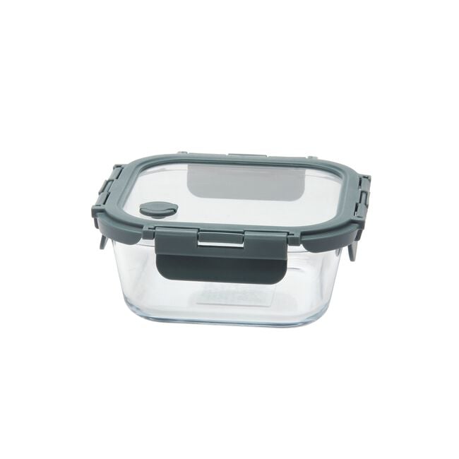 Glona Square 0.8L Glass Food Storage Container