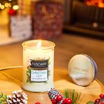 Tuscany Single Pour Candle in Christmas Lily 18oz