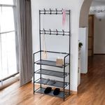 Storage Solutions 4 Layer Shoe and Clothing Rack