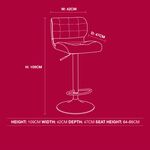 HECTOR Barstool Grey