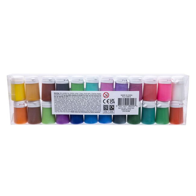 24 Pack Multicolour Poster Paint 