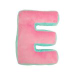 LETTER E Cushion Pink/Duck Egg