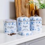 Laura Ashley China Rose Set Of 3 Canisters
