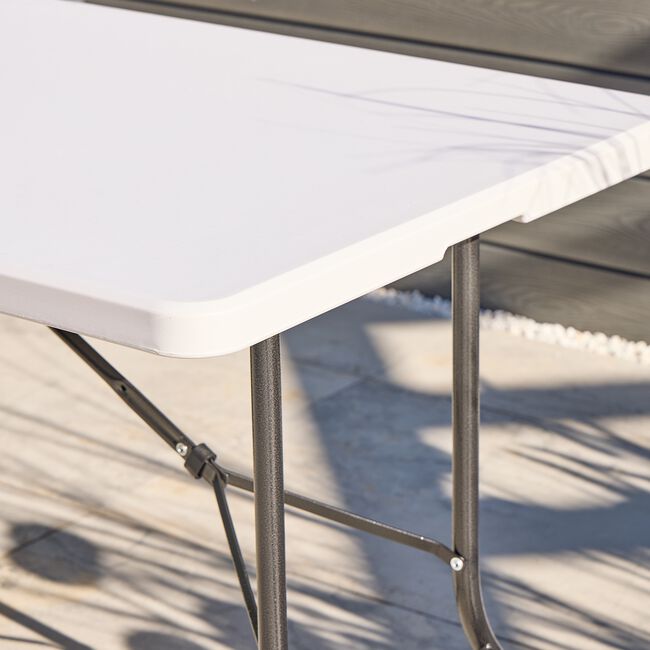 White Folding Table 1.8M