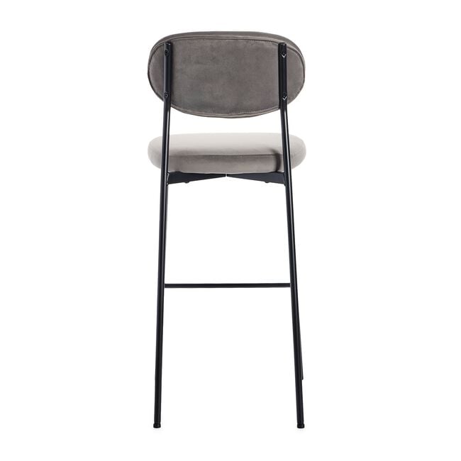 MARGOT Barstool Velvet Grey