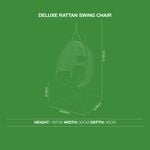 Deluxe Rattan Swing Egg Chair