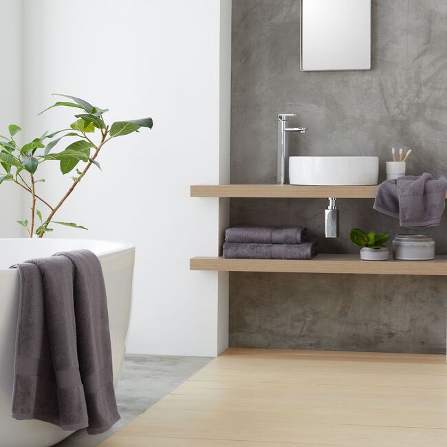 EGYPTIAN COTTON STEEL Hand Towel