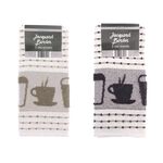 Assorted Border Tea Towels 3 Pack