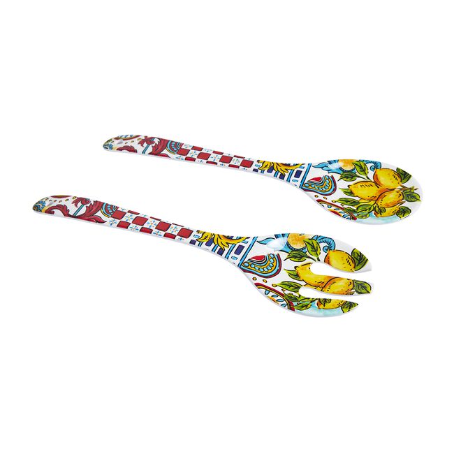 Sardinia Salad Fork & Spoon Set