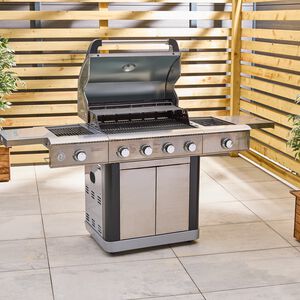Master Cook Platinum 600 6 Burner Gas BBQ