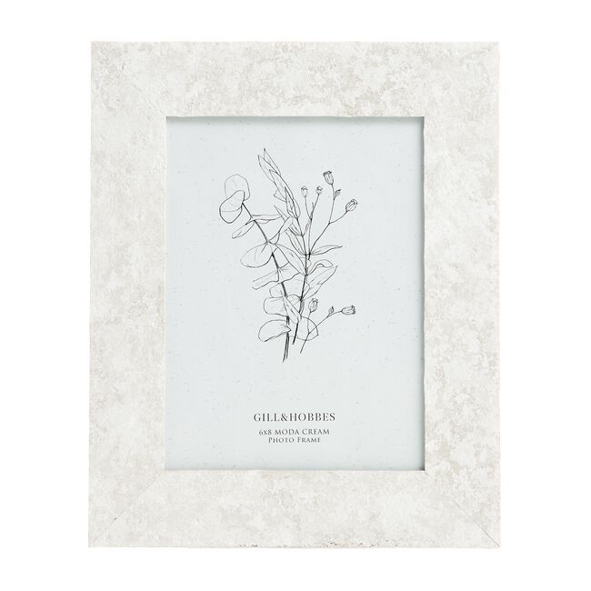 6x8 MODA CREAM Photo Frame