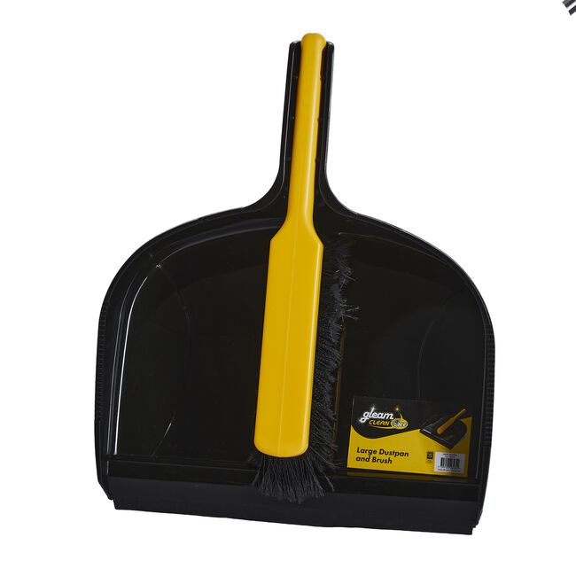 Gleam Clean Bee Large Dustpan and Brush