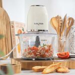 SALTER RETRO CREAM Glass Chopper
