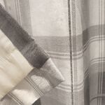 FUSION BALMORAL CHECK SLATE 66X54 Curtain 