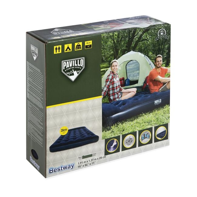 EASY INFLATE Flocked Air Mattress - Double